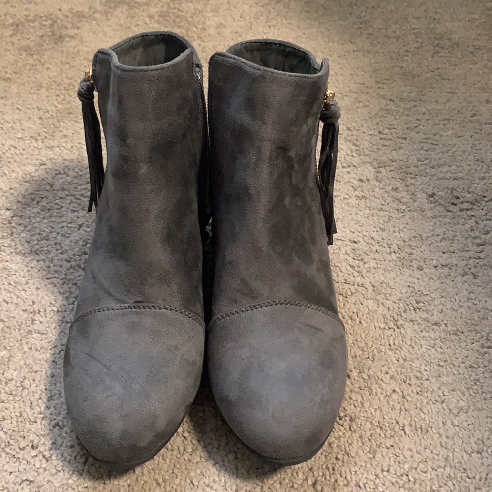 Gray Booties - Picture 2 of 5